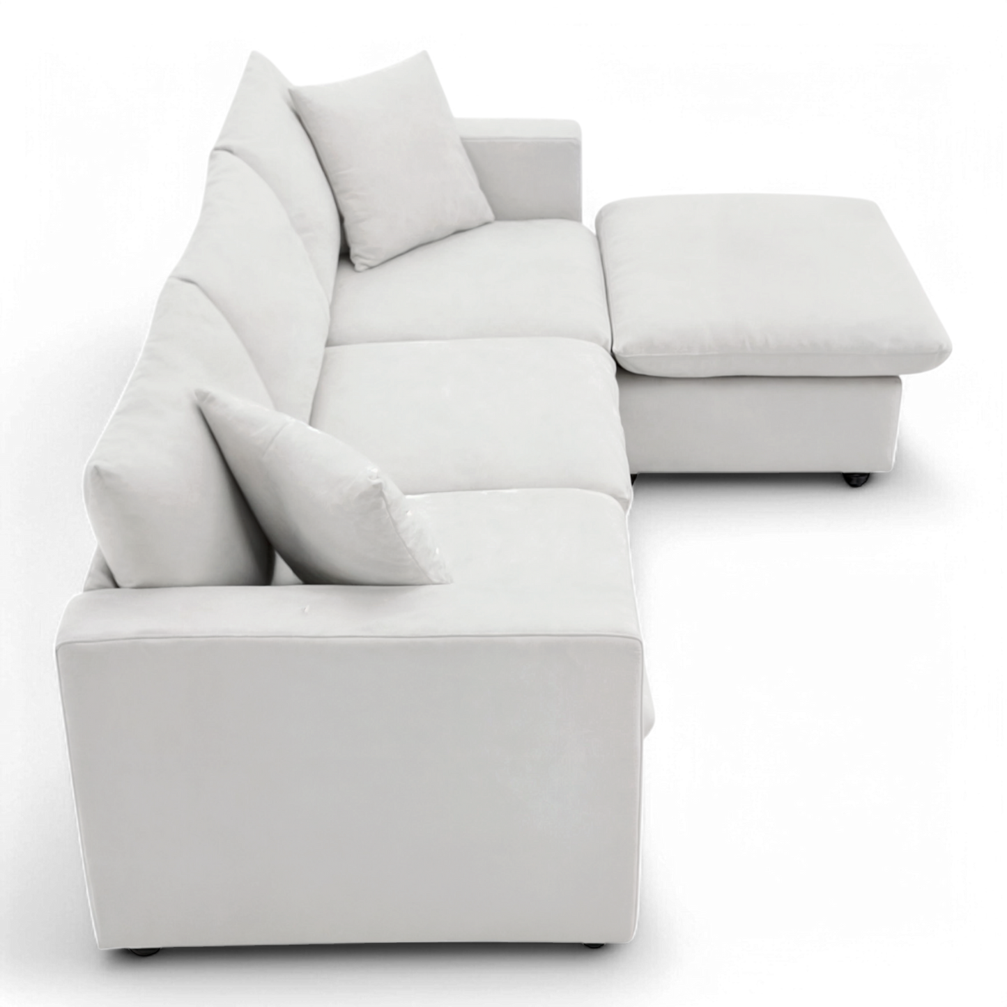 Jacquard 100" Segmented Sofa