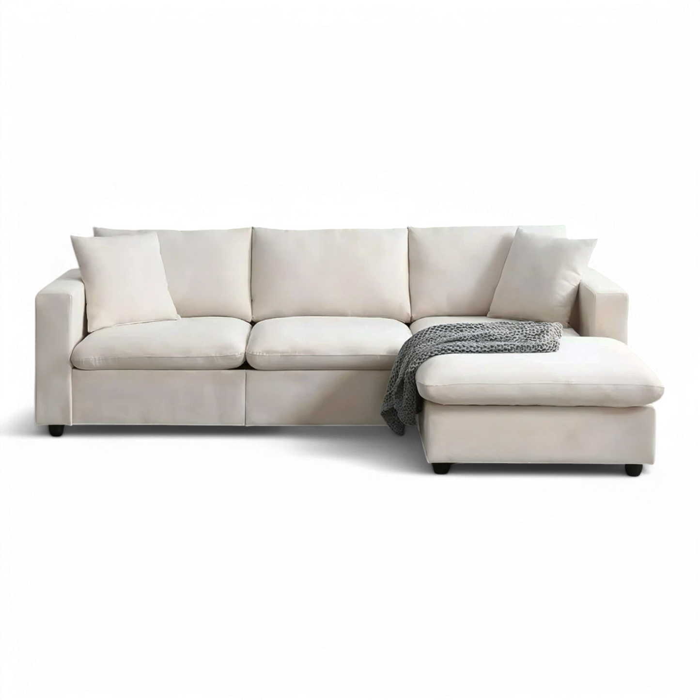 Jacquard 100" Segmented Sofa