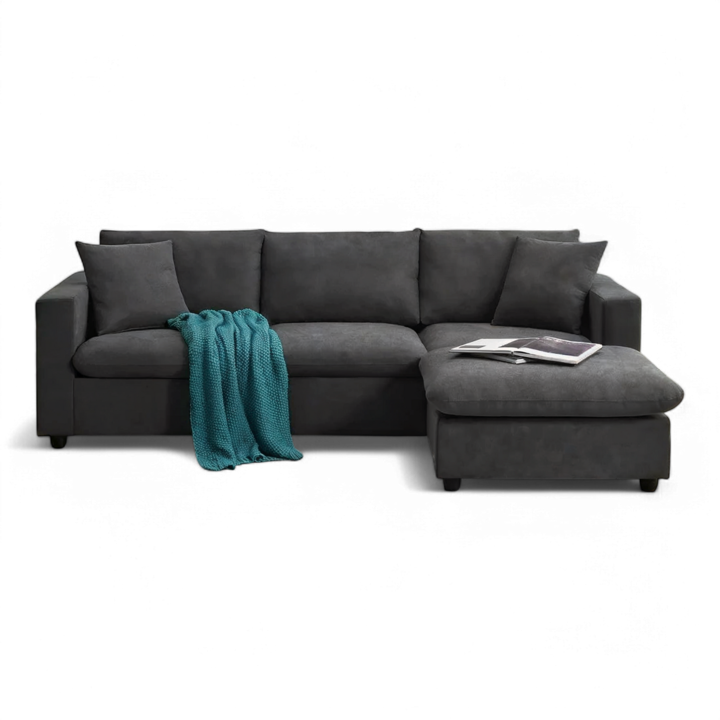 Jacquard 100" Segmented Sofa
