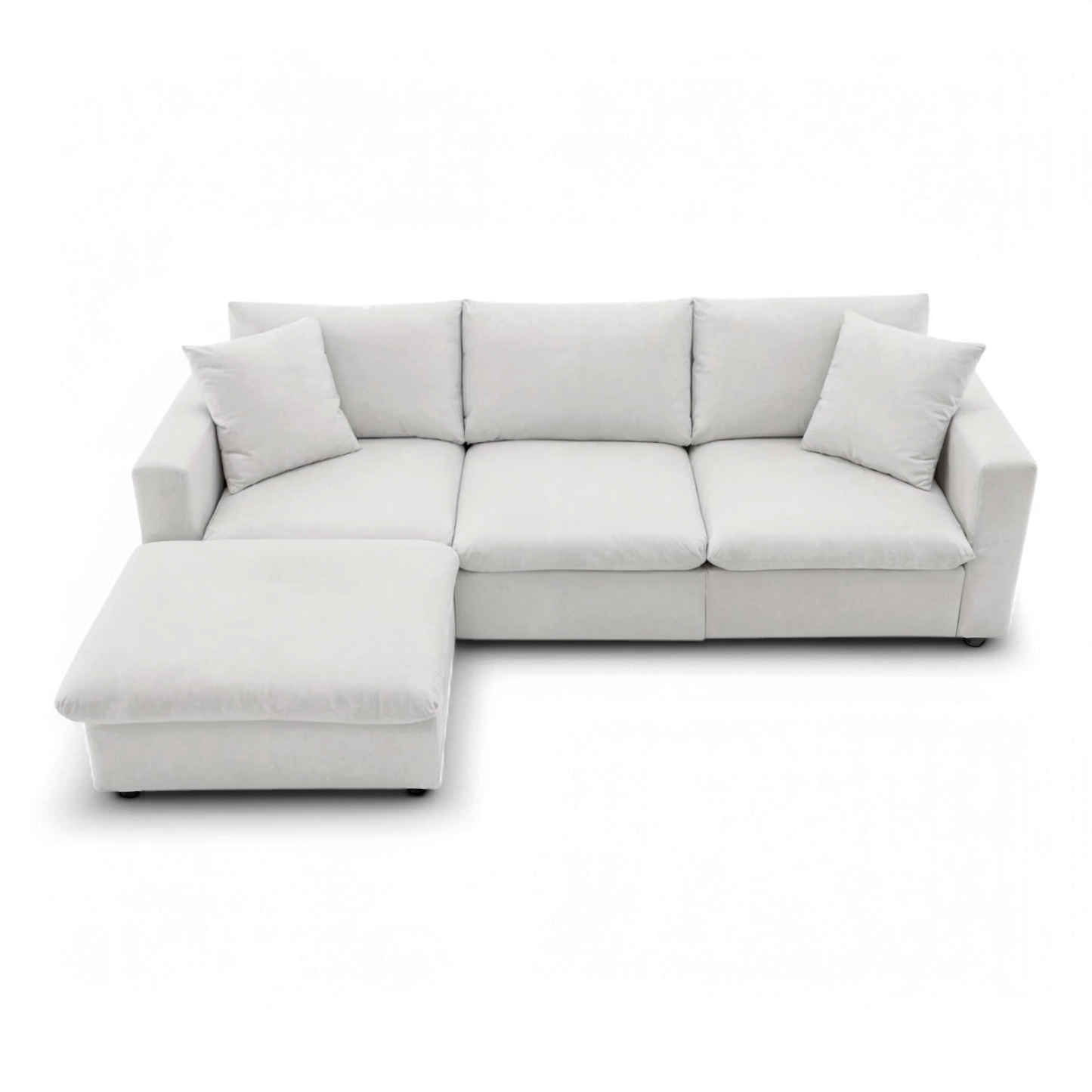 Jacquard 100" Segmented Sofa