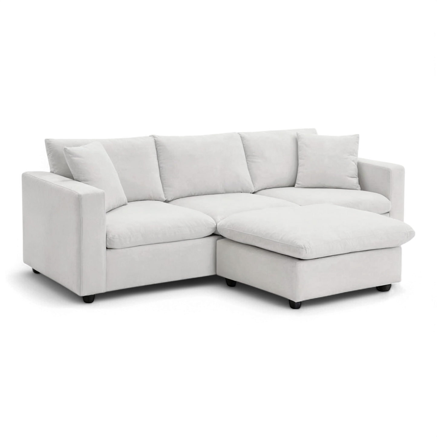 Jacquard 100" Segmented Sofa