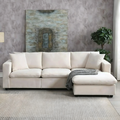 Jacquard 100" Segmented Sofa